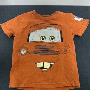 Disney Orange T-Shirt with Car Character mater